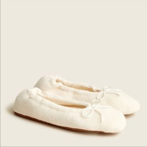 J. Crew Cashmere ballet slippers